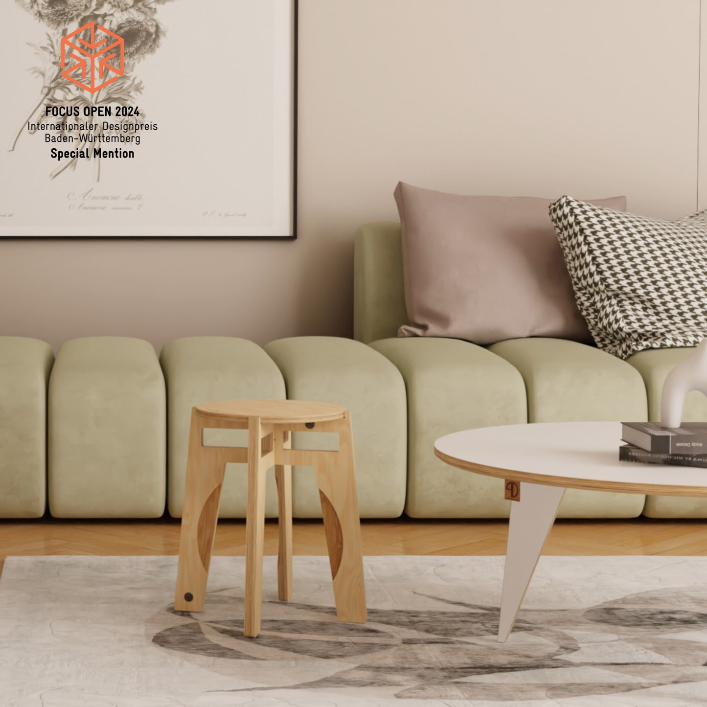 theHOCKER | Designerhocker | Hocker aus Holz