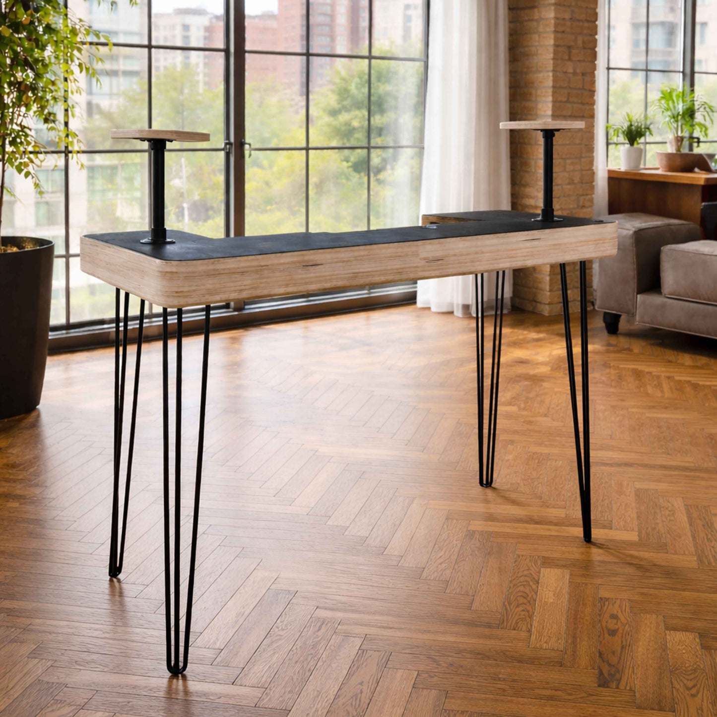 Designer DJ table made of multiplex