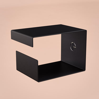 Schwarzer Nachttisch aus Blech PARO DESIGN