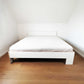 DESIGNERBETT WEIß MT RÜCKENLEHNE | MULTIPLEX